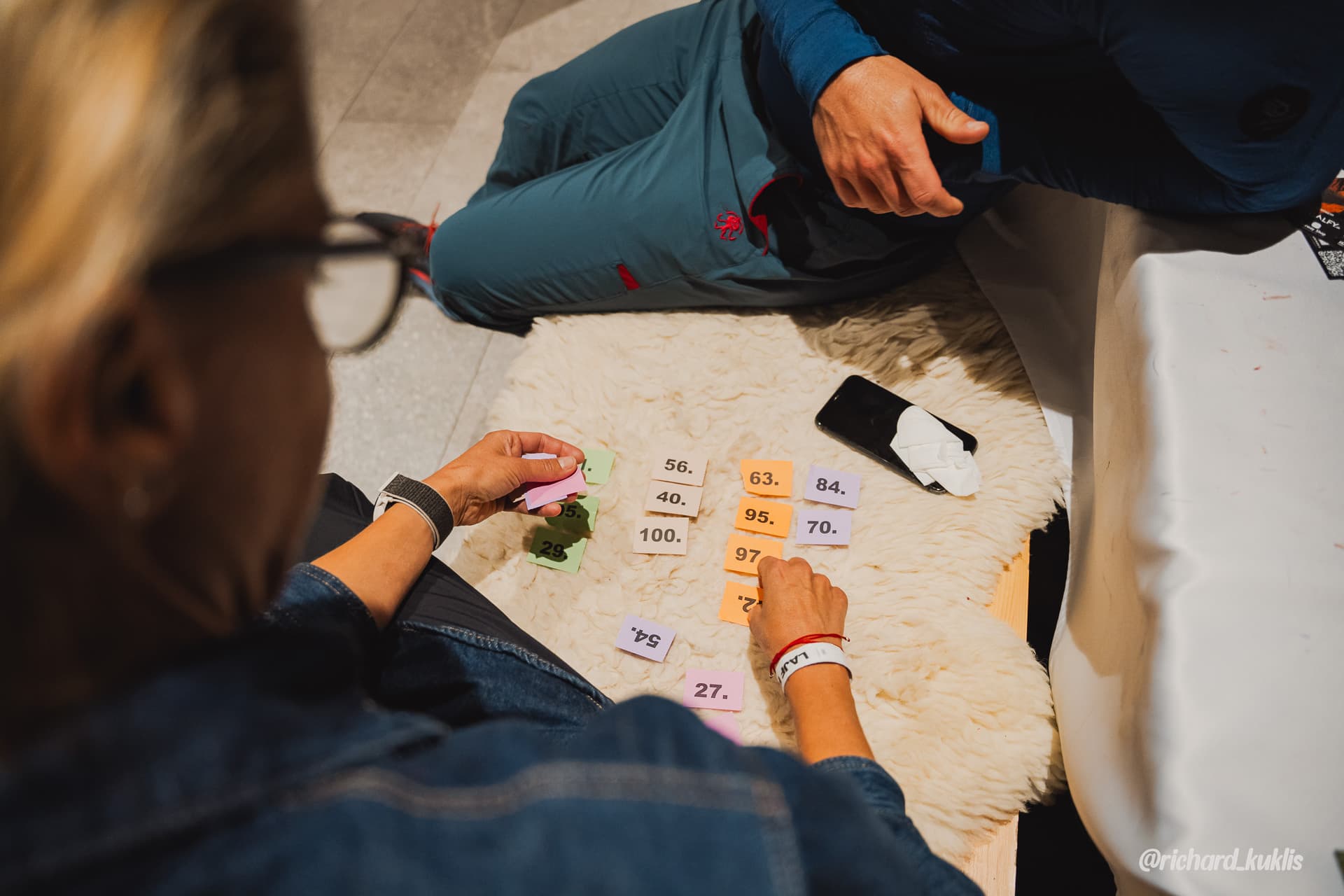 Tombola a darčekové tašky v závere festivalu.