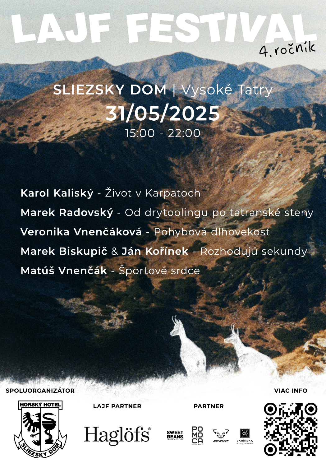 Oficiálny plagát LAJF Festivalu 2025 na Sliezskom dome.